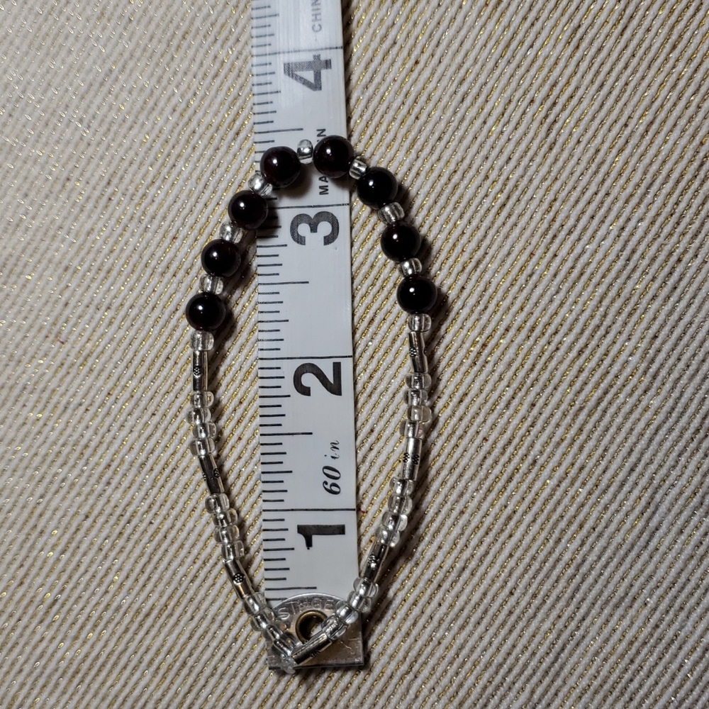 Handmade stretch bracelet.
